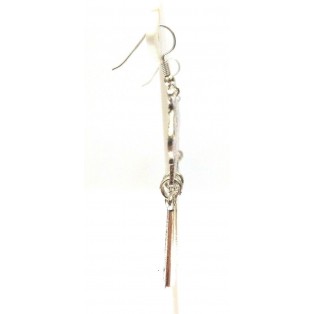 Silver Oxidized Earring Jhumka Jhumki Ethnic Boho Drop Dangle Long Jewelry E73